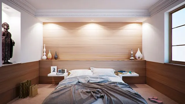 Timeless bedroom ideas with layered bedroom lighting design