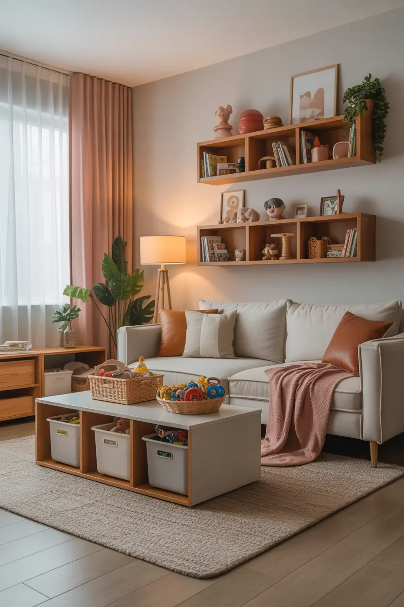 Genius Toy Storage for Living Room Solutions - Organized and Stylish Living Room with Toy Storage Options
