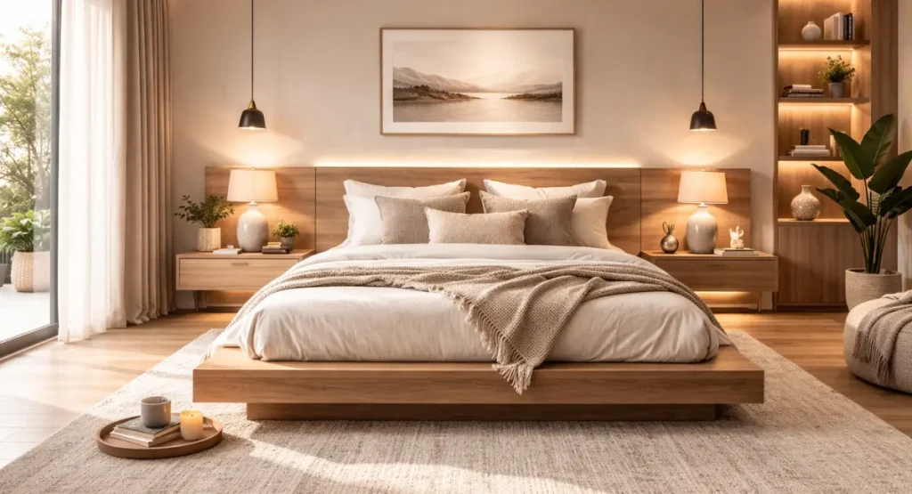 Timeless bedroom ideas with classic platform bed design