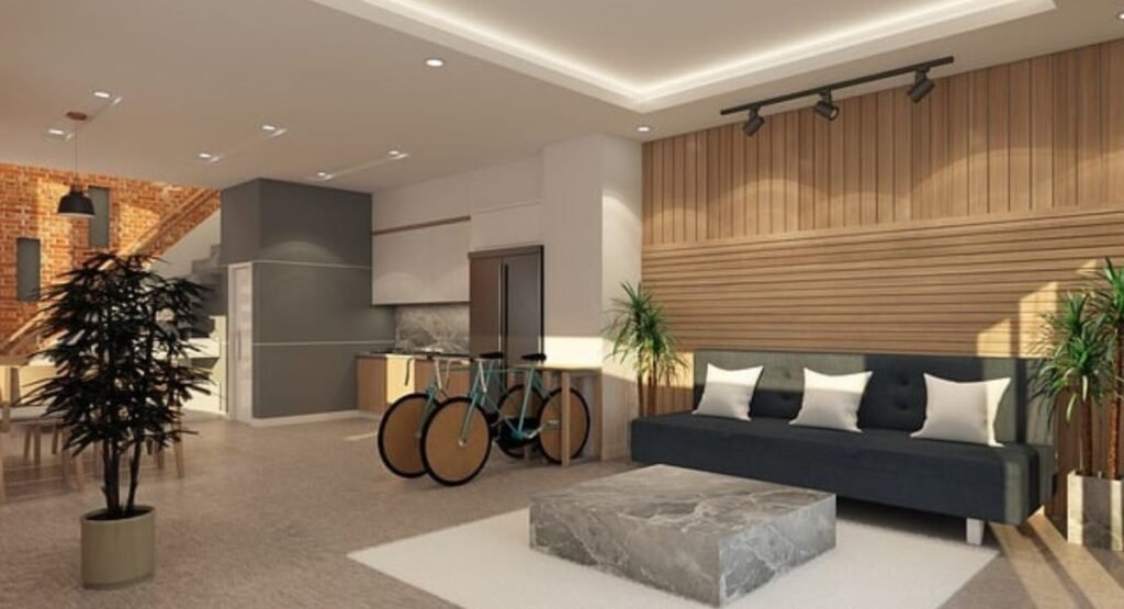 romantic bedroom with indoor plants and natural decor